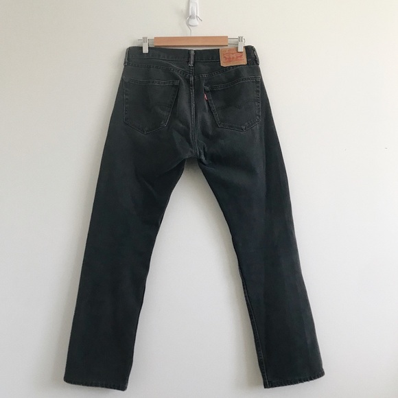 Vintage | Rare Levi’s 505 Distressed Black Jeans - Picture 6 of 8